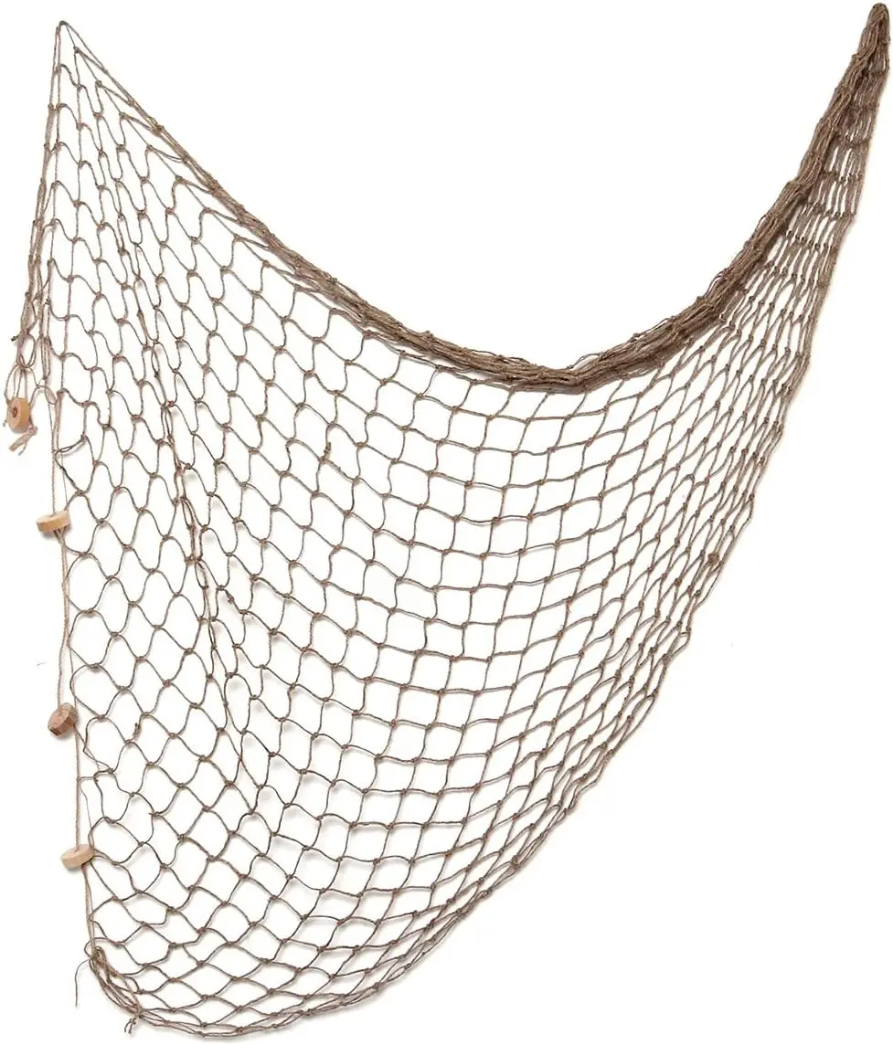 Оптовая продажа рыболовная сеть Декор натуральная праздничное украшение для стен дома