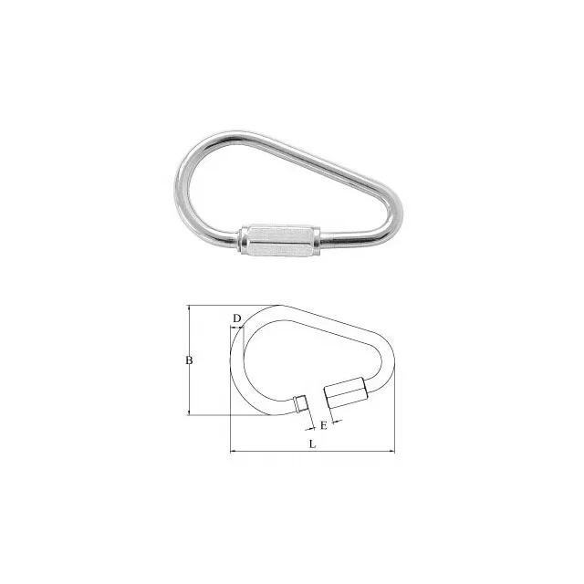 stainless steel pear shape quick link