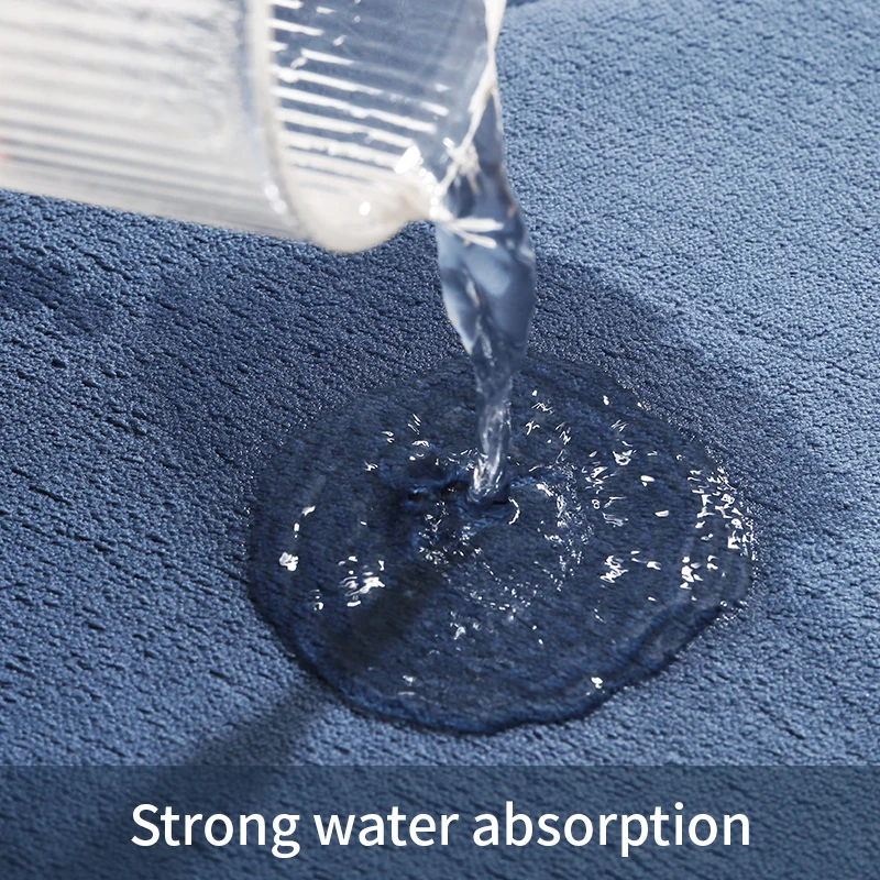 DAJIANG memory foam bath mats 3 pcs set rug sets mat Anti-slip quick dry bath mat cotton toilet carpet