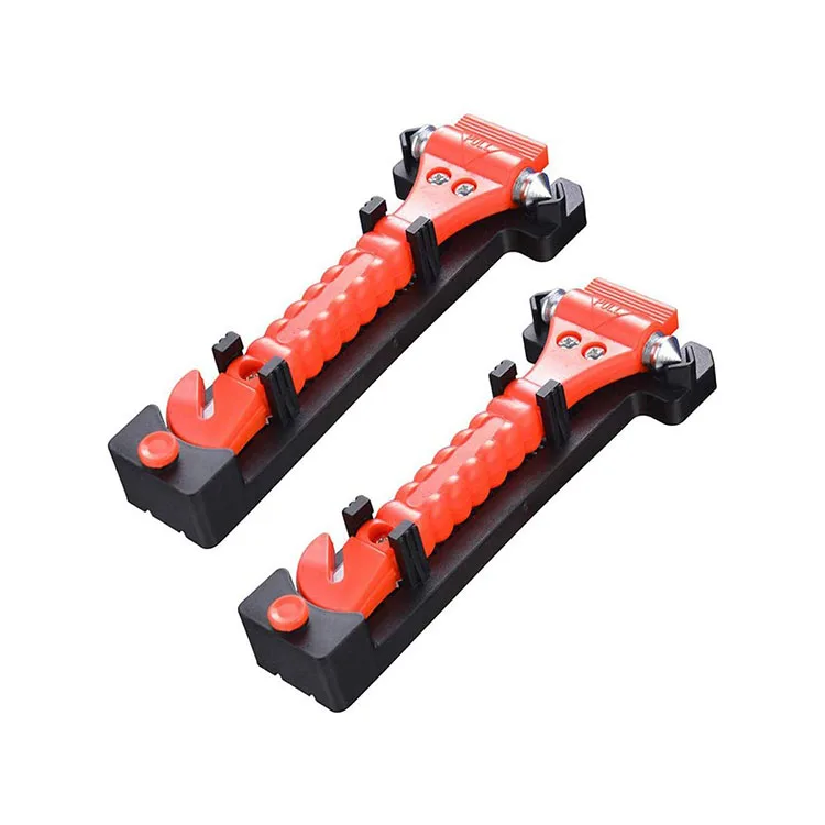 Emergency Tools Emergency window breaker with double side vehicle safety hammer