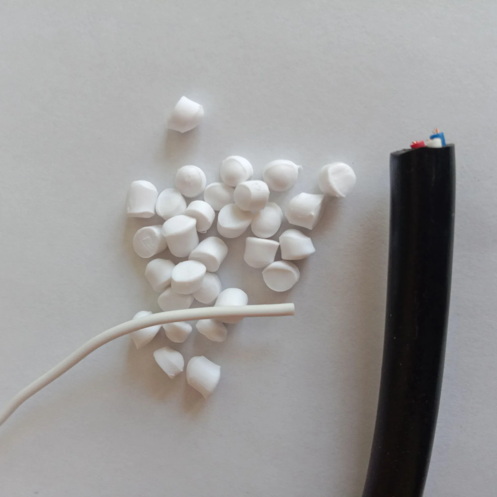 Hot sale color plastic particles pvc raw material for Injection molding