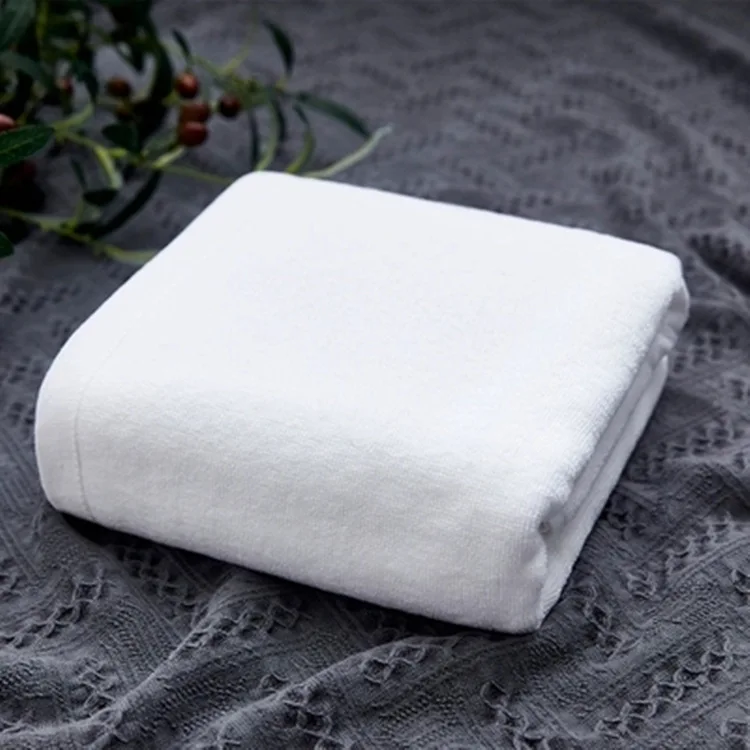 Simple White Soft Premium High Quality Thick Bath Towels for Adults Wholesale