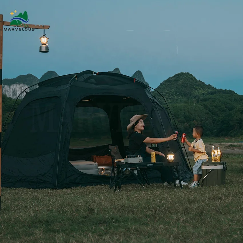 Desert dome tent wholesale car nature hike tent camping 8-10 person outdoor family tent