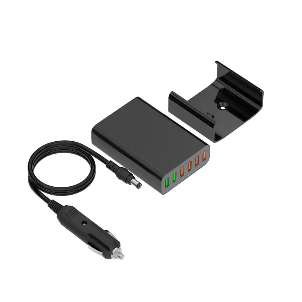  HUNDA горячая Распродажа 96 Вт 6 USB портов QC3.0 быстрая зарядка автомобильное зарядное устройство для