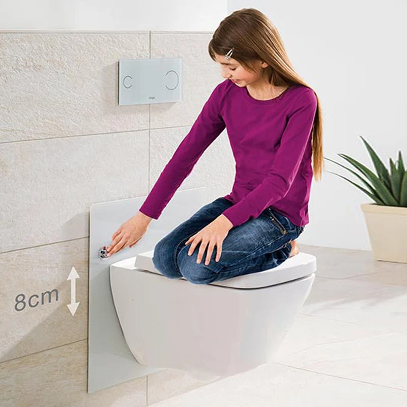 Современная матовая настенная ваза для унитаза гарантия квадратная санитарное биде легкая i-сиденье P-trap унитаз идеальная санитарная