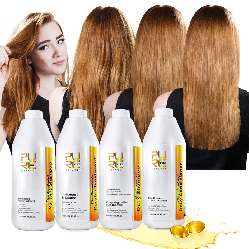 Best hair care sets keratin system professional treatment for damaged hair