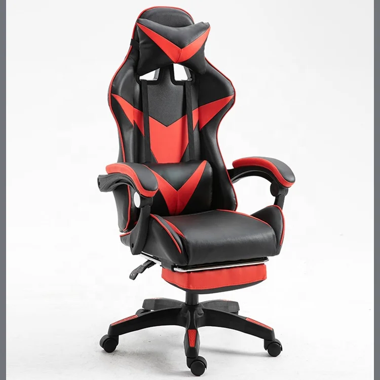 Premium Racing Gaming Chair With Swivel Cushion 360 Degree Rotating Comfort Car Seat Height Adjustable Reclining Office Chair