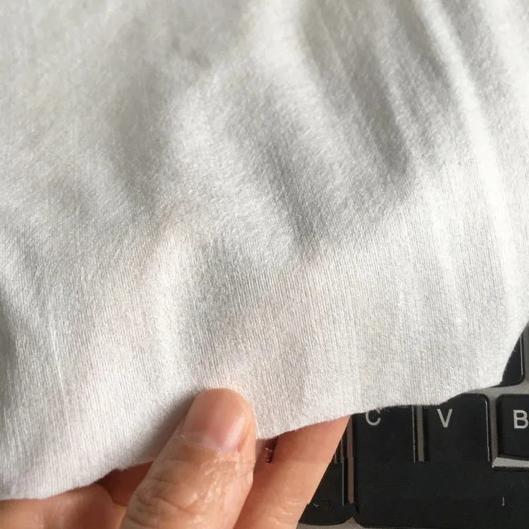 Breathable non-woven fabric biodegradable plant cover Bamboo Fiber Spunlace nonwoven fabric for Bag Use