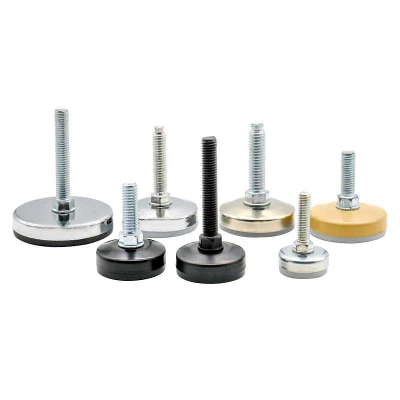 High Quality M5 M6 M8 M10 M12 M20Nylon Base Customized Screw Furniture Adjustable Leveling Feet