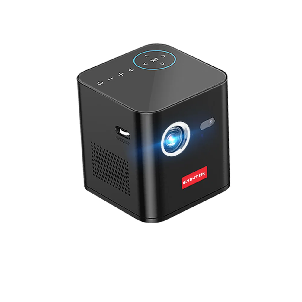 2022 New BYINTEK P19  DLP Android 9.0 wifi High quality projector 4K 3d  Video Infocorp Cyberm with Battery For Travel