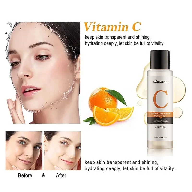 KORMESIC Hot Sales VC Facial Toner Cleansing Oil  Brightening Face Care Skin Toner