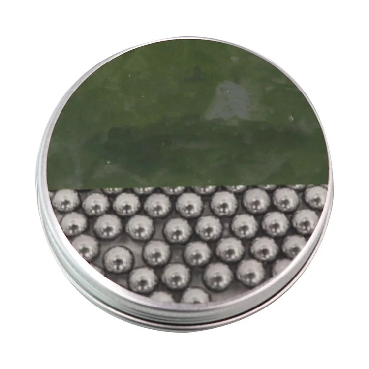 3/8-inch Steel Slingshot Ammo Pack of 100 Count per Aluminum Box