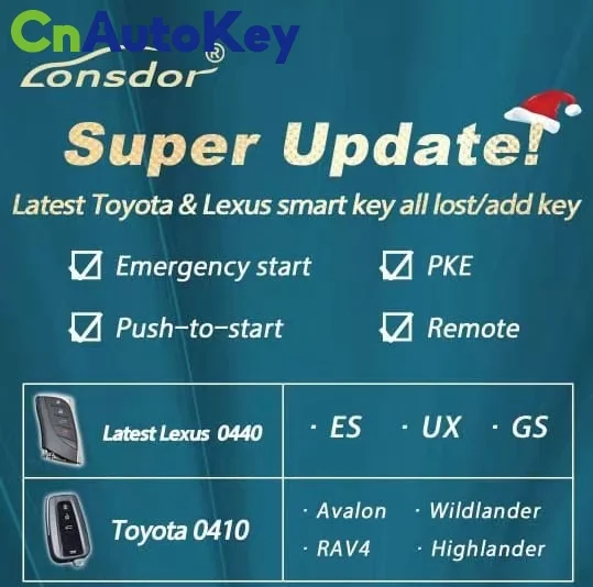 Lonsdor Toyota AKL Online Calculation 1 Year Activation for K518 & KH100 All key lost Annual fee