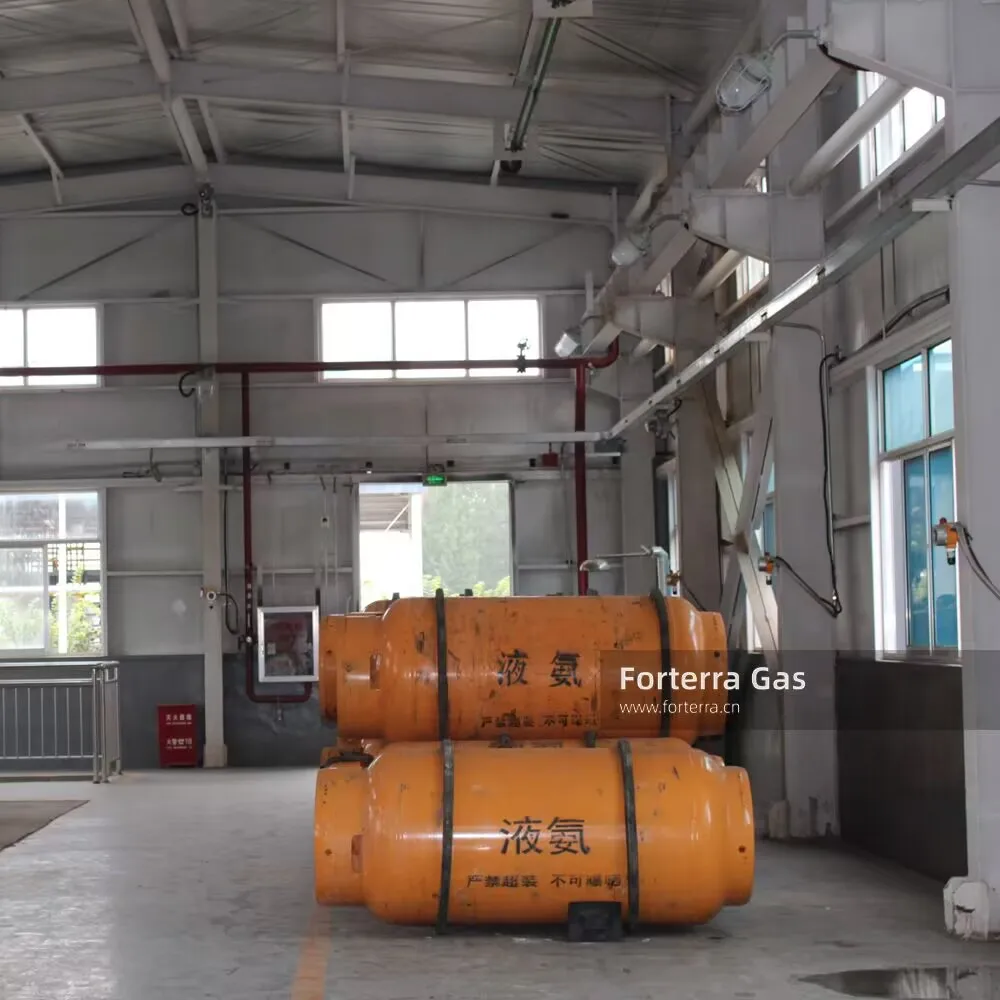 Industrial Ammonia Gas Hot Sale 99.99999% 7N Liquid Ammonia NH3 Gas 800L Big Size Storage Tank