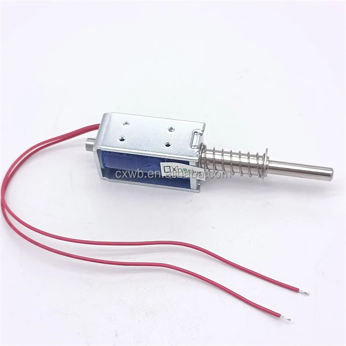 Hot Sale 23mm stroke electromagnet for automation equipment push pull solenoid DC 12V solenoid