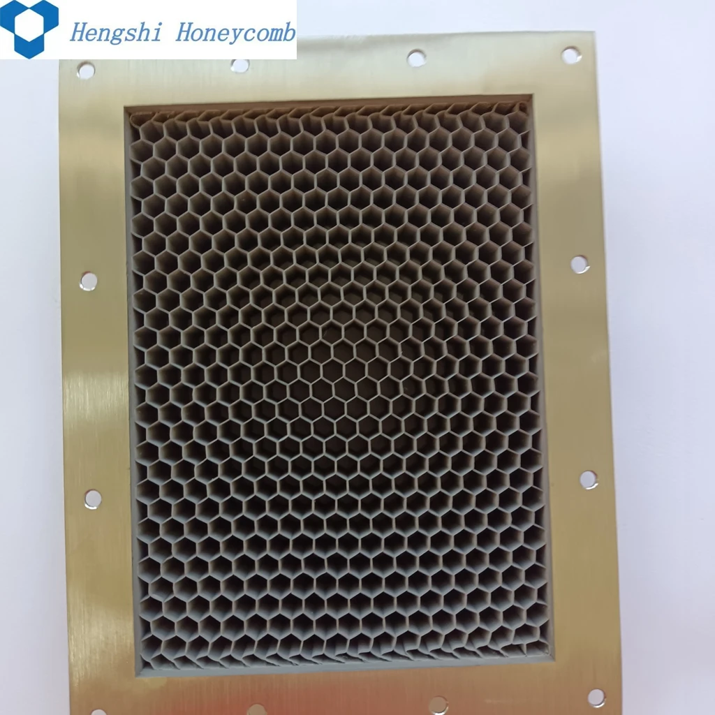 Hengshi Honeycomb Factory Supply Honeycomb core/ Sheets for EMI/RF shielded honeycomb Air Vent