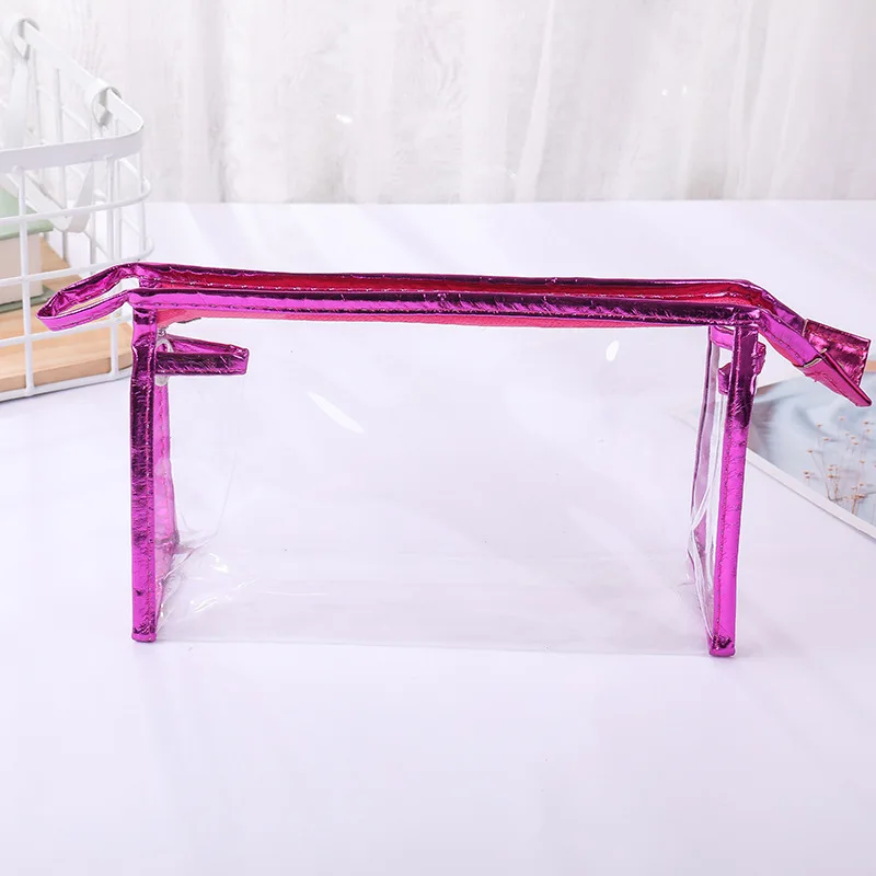 Custom Logo Waterproof Toiletry Bags Make Up Bag Transparent Clear Pvc Cosmetic Makeup Pouch Bag With Zipper - Buy Pvc Cosmetic