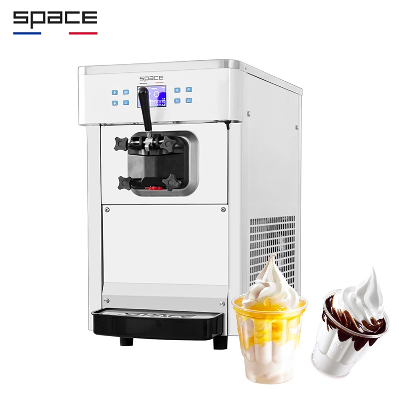 SPACE commercial machine a glace a la creme CE ETL approved ice cream maker for sale