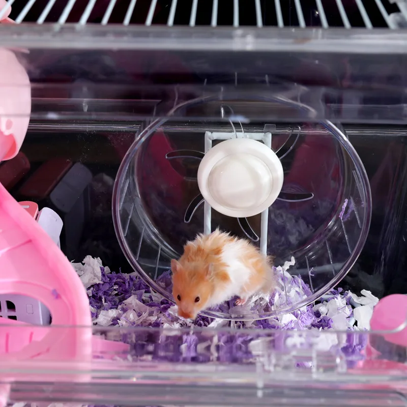 USMILE Factory Wholesale Luxury Transparent Large Capacity Sustainable Acrylic Hamster Cage with Multi Entertainment Facilities