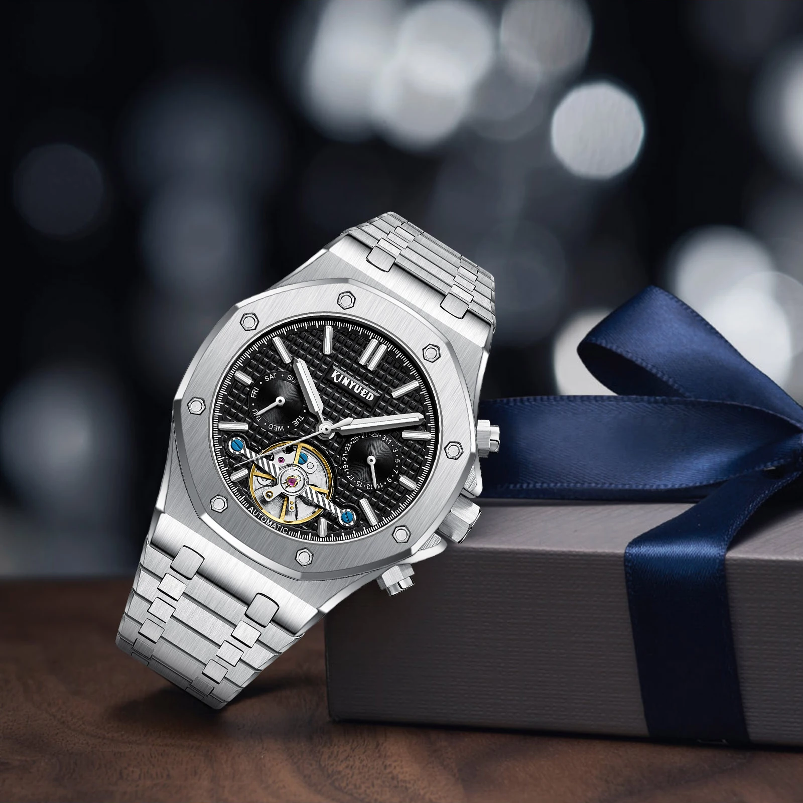 2024 Man Fashion trend New design Sports Mechanical Watch Top quality Luxury Luxury 5 ATM custom watch