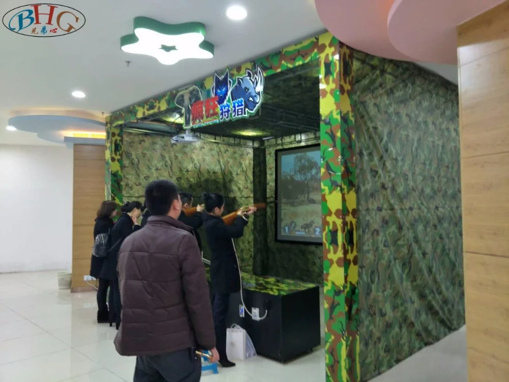 newest hottest slingshot hunter shooting machine with toys gift for theme park/Tourist attractions/shopping mall