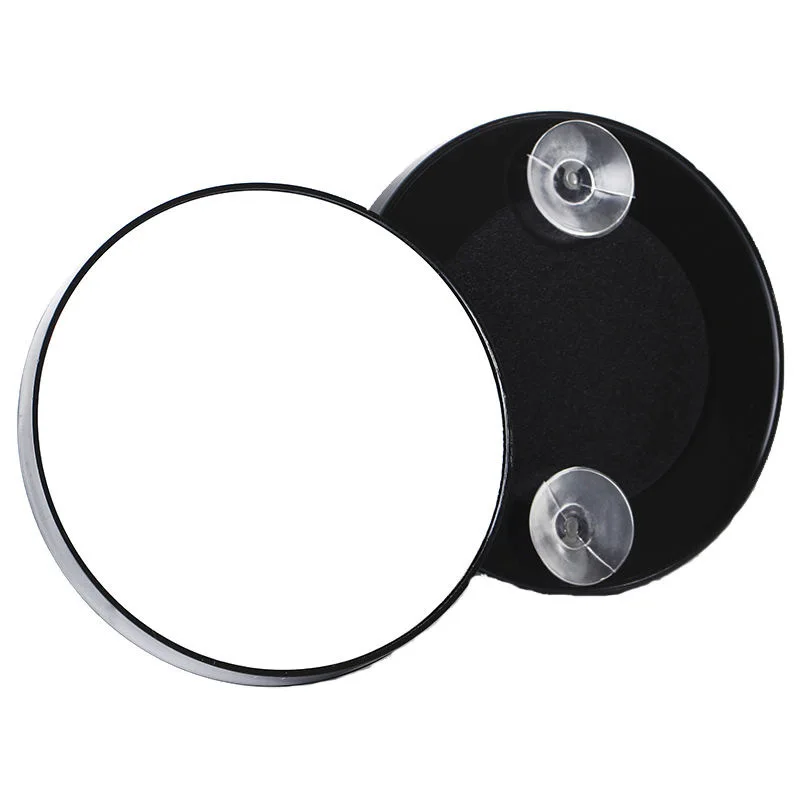 New product small mirror magnifying glass 8.8cm suction cup 10x makeup mirror single-sided