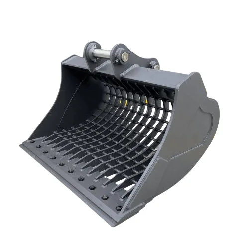 Excavator Skeleton Bucket Heavy Duty Mud Sieve Bucket For 1T - 50T+
