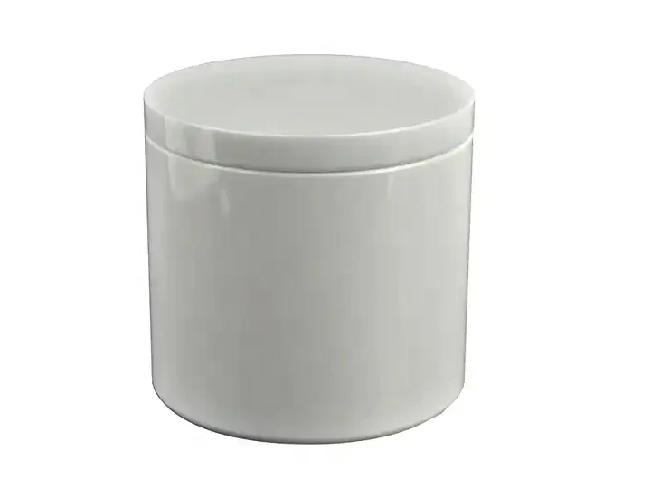 factory price refractory low conductivity zirconium oxide ceramic crucible cup
