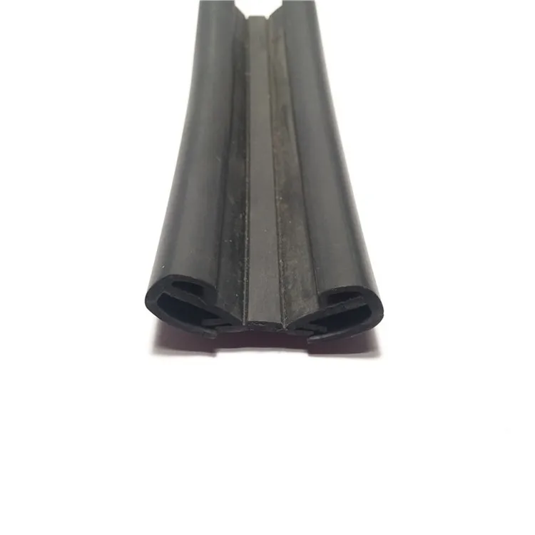 Auto car window glass channel EPDM rubber flocked sealing strips