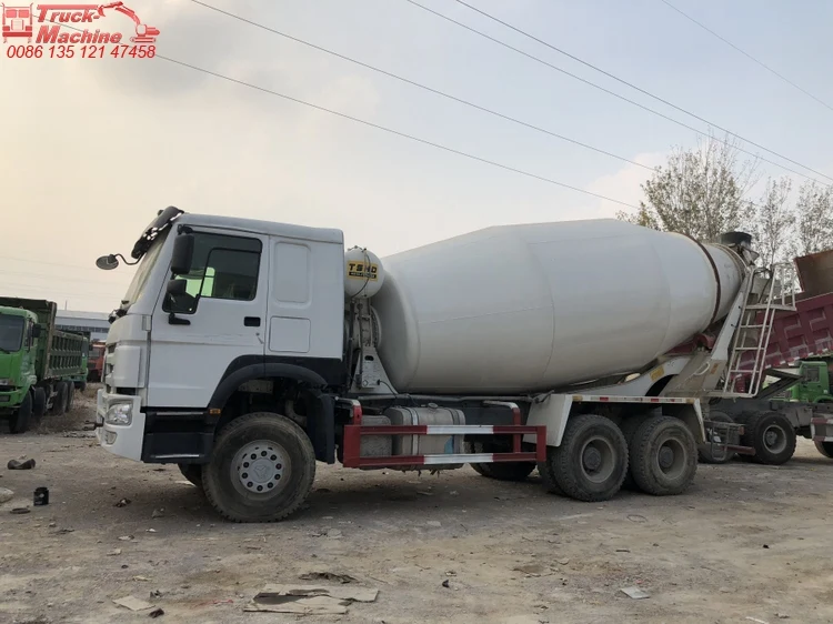 
Chinese Manufacture Used Sinotruk Howo 6x4 Mixer Truck 10CBM For Sale 