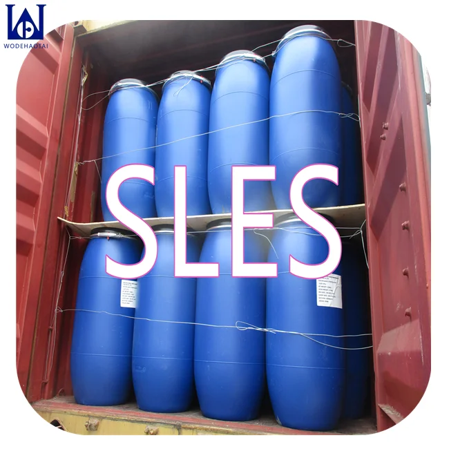 WDHT Sodium Lauryl Ether Sulfate 70 SLES 70% for Detergent Powder Raw Materials Texapon N70