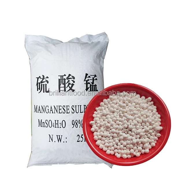 CAS 7785-87-7 Animal Fertilizer Feed Grade Monohydrate Powder Manganese Sulphate For Animal