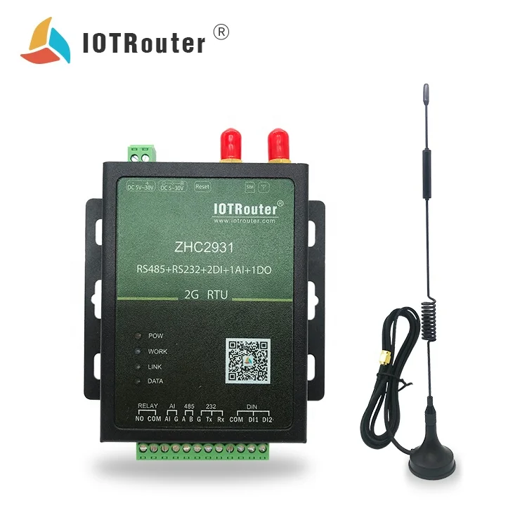 OEM MQTT Gateway ZHC2931 rs485 to TCP IP Gsm Module GSM M2M Modbus Alarm IOT Router in Stock 107