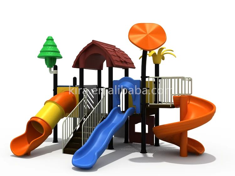 Kindergarten Kids Small Playground Equipment Outdoor Plastic Slide Playground Children Outdoor Playground For Children