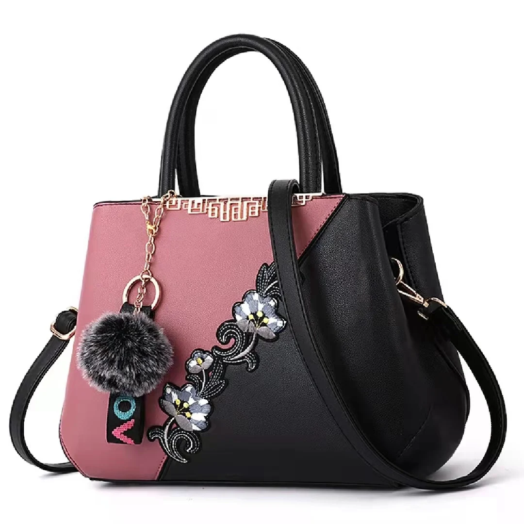 Fashion Design Luxury Traditional Flower Vase Handbags Trade Shows Bolsa Feminina De Couro For Women Ladies