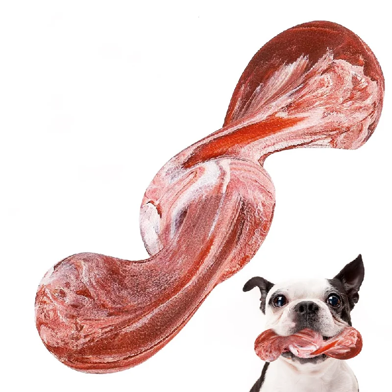 Kangdaer Factory New Hot Selling Nature Food Grade Indestructible Durable Pet Chew Bones Tough Teething Rubber Dog Chew Toy