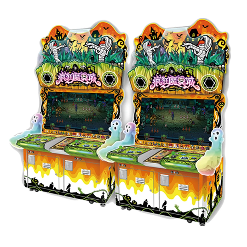 4Player Indoor Lottery Amusement Coin Operated  Coin Pusher Arcade casino gambling table for fishing game machine table