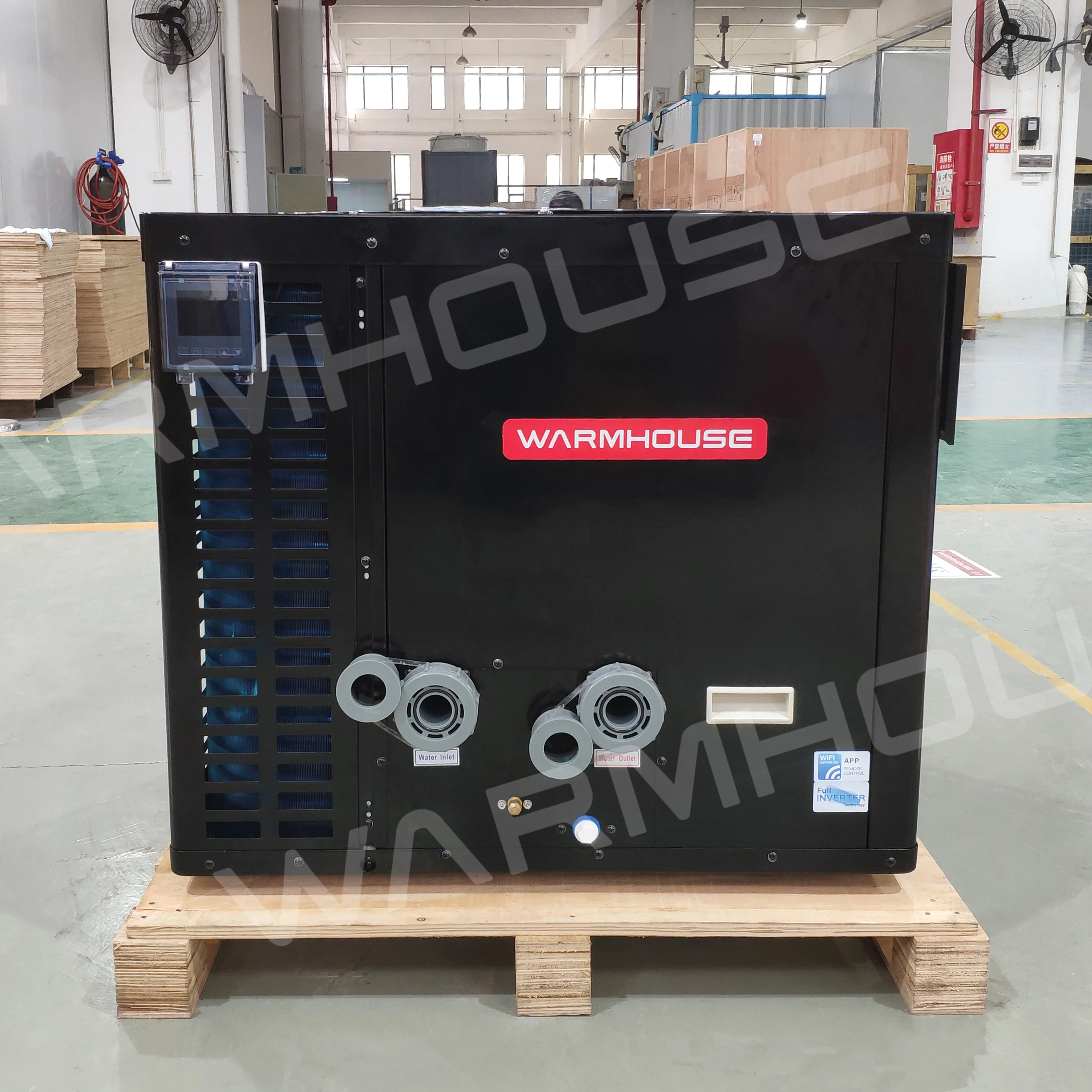 R32 vertical DC inverter Swimming Pool Heat Pump 120,000 Btu Air To Water Inverter Inverter heat pump heat pump pool heater