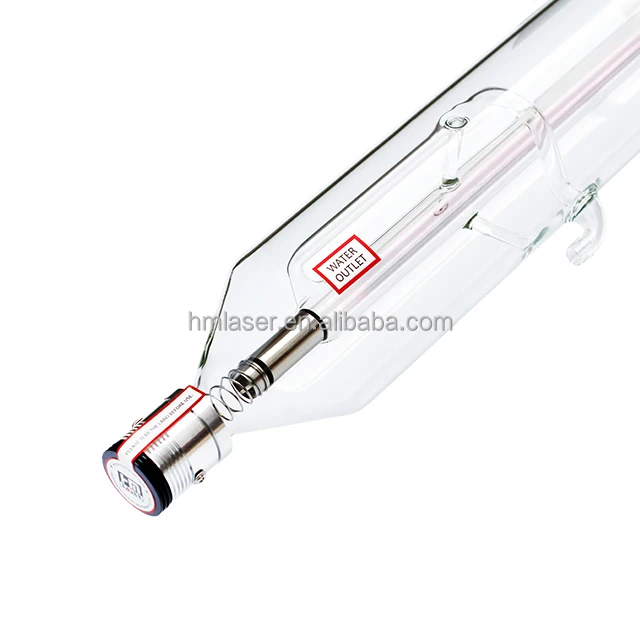 75W*1100mm 90W*1250mm 100W*1400mm 130W*1650mm 150W*1850mm Longlife Red dot light CO2 Glass Tube Laser Marking Machine for Sale