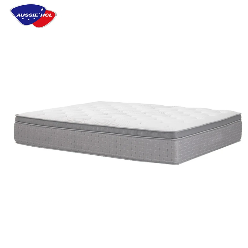 King queen single size Matratze Colchon mattress in a box wholesale euro top brands size memory foam pocket spring mattress