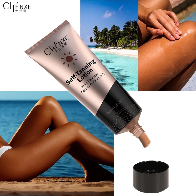 Ximan Private Label Natural Organic Vegan Tanning Oil Long Lasting Sun Tanning Drops Oil Self Tanner Serum SPF