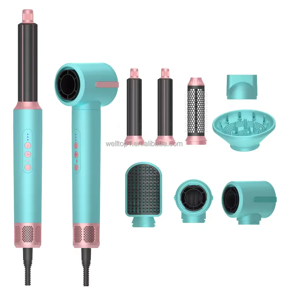 7 In 1 Hair Dryer 110000RPM bldc secadora de pelo para hombres professional turbo blower for salon With Wholesale high quality