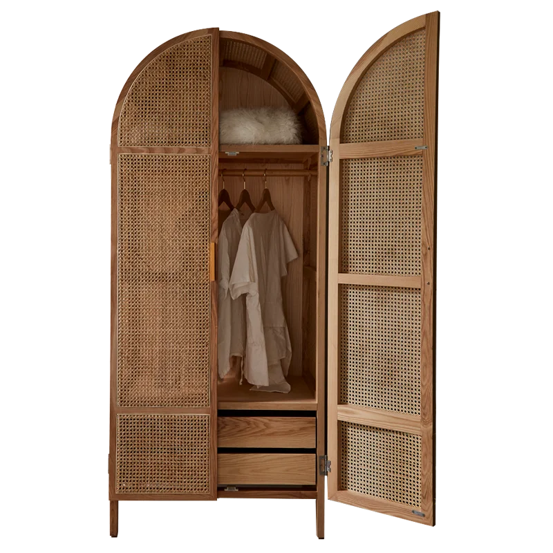 Manufacturer portable storage wardrobe bedroom furniture designs wood cloth wardrobe