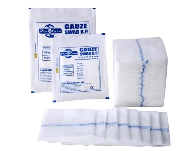 Non sterile and sterile gauze swab gauze sponges compress