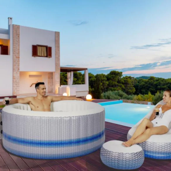 Jilong Avenli 17618EU Hot tub accessoires round spa pool inflatable spa surround