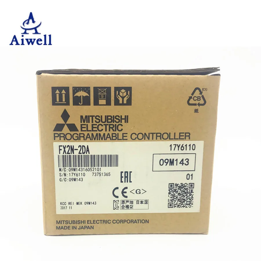 Горячая Распродажа Mitsubishi FX2N серии PLC 2DA аналоговым выходом модуль FX2N-2DA