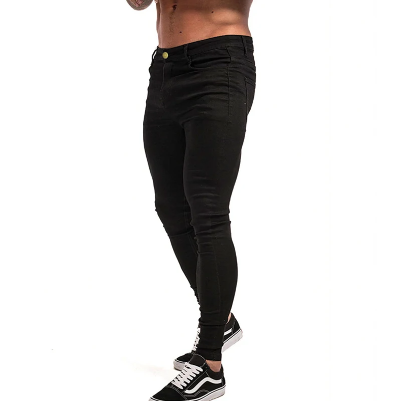 XJYD Mens Stretchy Skinny Jeans Men Slim Fit Spandex Denim Pants Elastic Jeans Trousers