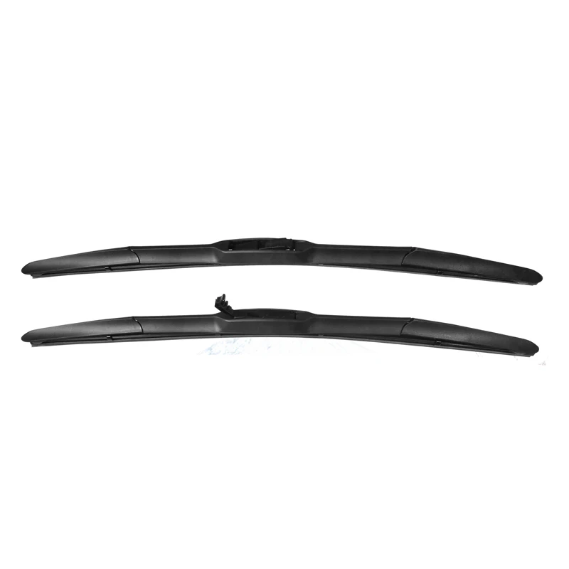 High Efficiency Silent Front Windshield Wiper Blade with U/J Hook Universal Adapter