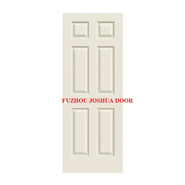 36 in. x 80 in. Colonist white Primed internal door Textured Molded Composite MDF Interior Door Slab