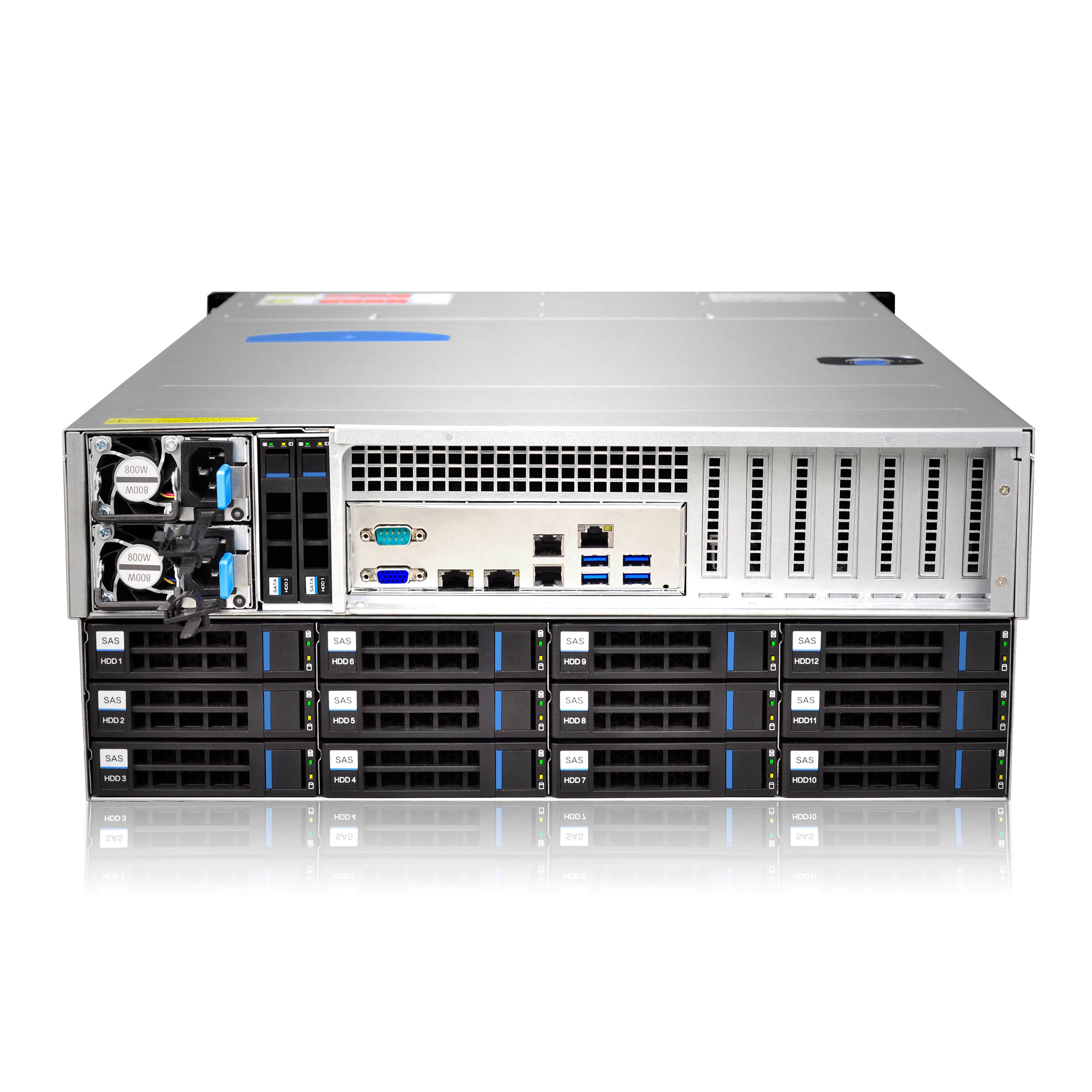  storage server 4U 36 bay rackmount chassis with expander